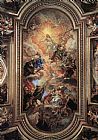 Baciccio Canvas Paintings - Apotheosis of the Franciscan Order